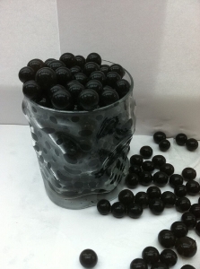 Bunte-Blumenerde-Wasserperlen-Gel-schwarz-50-Gramm